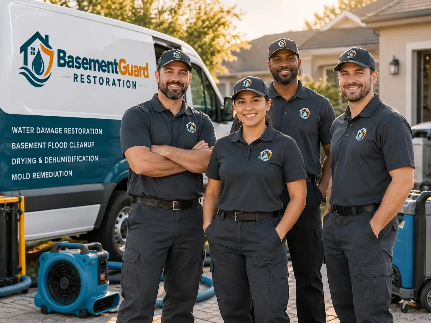 Basement Water Damage Restoration company in Neola, IA